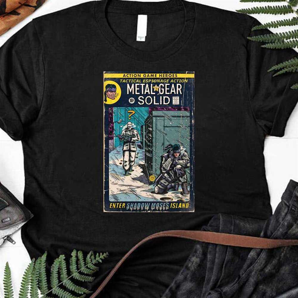 Metal Gear Solid -  Enter Shadow Moses  Comic Book Fan Art Classic T-Shirt Unisex T-Shirt M