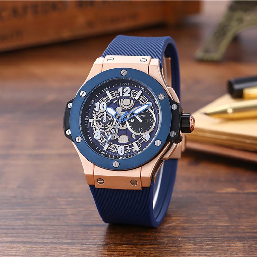 Richard Royal Oak Men's Quartz Watch with Silicone Strap - Casual Fashion