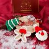 Artisanal Santa Key Chain Adornment Charming Keychain Hand Knitted Christmas Key Accessory Quality Alloy Detailing