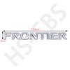 ABS 3D Emblem Frontier Letters Side Logo Rear Trunk Badge Tailgate Sticker Decals For  Car Styling Exterior Accessories