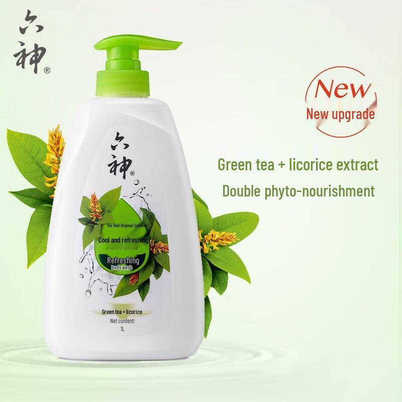 Liu Shen Green Tea Licorice Cooling Body Wash