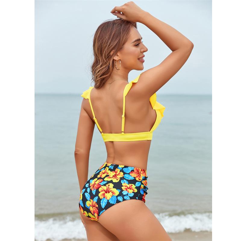 New High-waisted Bikini Sexy Flying Swimsuit
