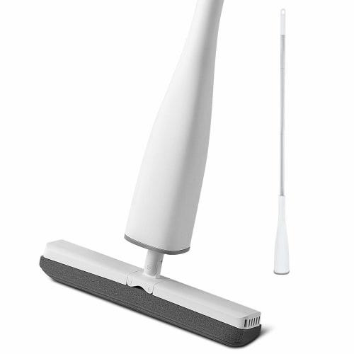 CLEANHOME Sponge Mop, Floor Mop, Floor Wiper, Absorbent Mop with Wringer, Lightweight, Flat Mop for Windows, Walls, Mirrors, Floors, Ground, and Ceili