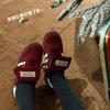 Uncle's Family Retro Round Head Thin Belt Casual Shoes Spring New Versatile Women's Shoes