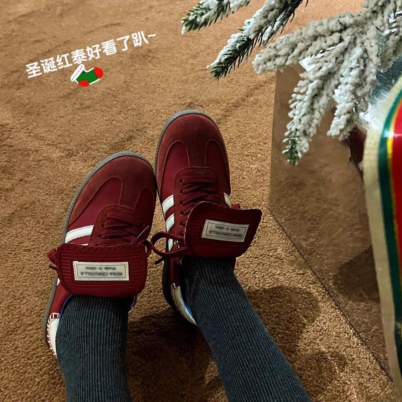 Uncle's Family Retro Round Head Thin Belt Casual Shoes Spring New Versatile Women's Shoes