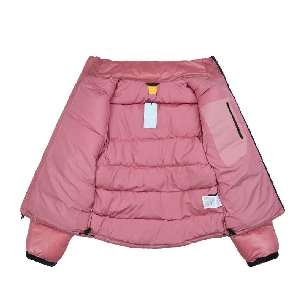 Nike x Nocta Collaboration SUNSET PUFFER Zipper Stand up Collar Bread Down Jacket Women's Edition Bean Paste Red