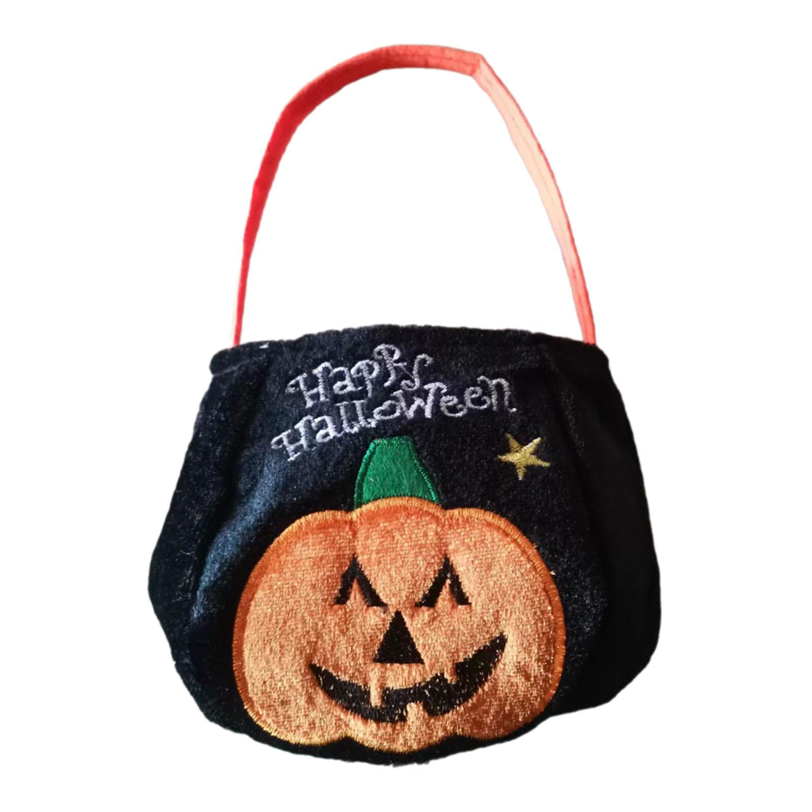 Halloween Trick or Treat Bag Snack Grocery Bag Reusable Halloween Treat Bag