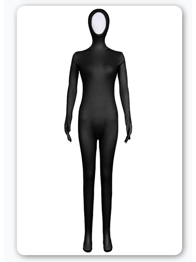 Orange Women's Full Body Zentai Suit for Stage Performance