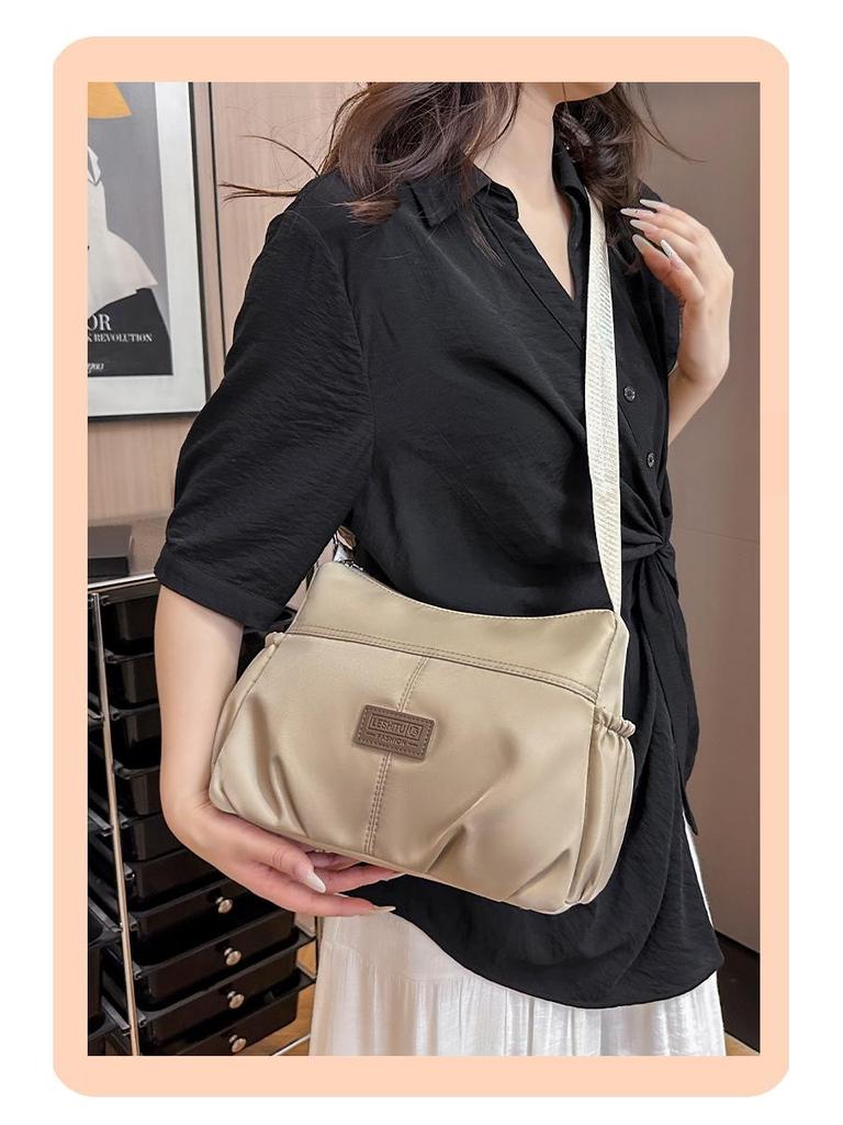 Women's Water-Repellent Wear-Resistant Crossbody Bag, Versatile Casual Fashion, Korean Style Trendy Shoulder Bag