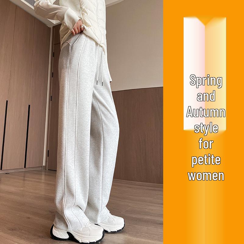 

Женские флисовые широкие спортивные штаны 2024 - Зимние утепленные брюки облегающего кроя S for 40-48 kg