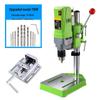 Multifunctional Desktop Electric Drill Press with Digital Display, 220V Industrial Grade Bench Drill for Household Use.