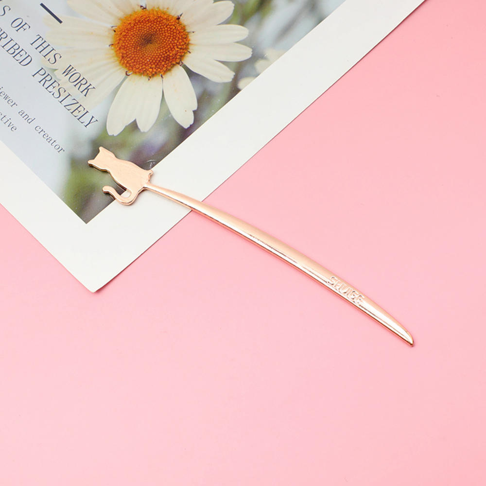Metal Sakura Bookmark Creative Flower Book Mark Bookmark Reading Assistant Book Support Beautiful Stationery School Office Suppl
