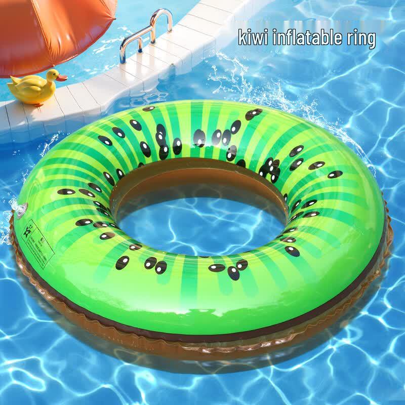Unisex Transparent Glitter Armpit Swimming Ring 80#
