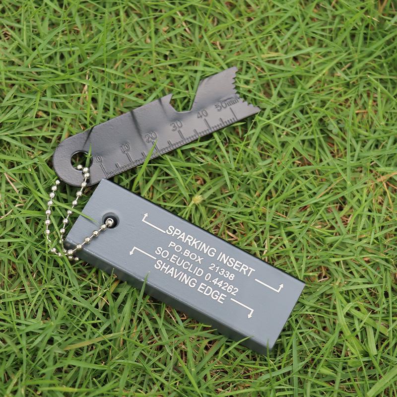 US-Style Magnesium Flint Fire Starter: Outdoor Survival, Waterproof Camping Tool with Rod & Strip