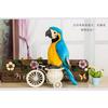 [Qingyun LEE] Plush Parakeet Real Bird Stuffed Animal Gift Body Pillow Plush Parrot Plush Fluffy Cute Blue