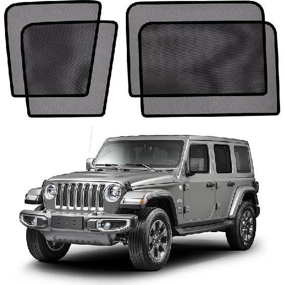 XCBYT Car Window Shade For -2024 Toyota RAV4 Window Covers Side Window Sun Shade Car Window Shade For Baby With Breathable Mesh Ulate Heat And UV For