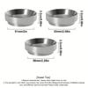 51/53/58mm Espresso Dosing Funnel, Aluminum Magnetic Coffee Funnel Compatible, Silver/Black Espresso Magnetic Dosing Ring