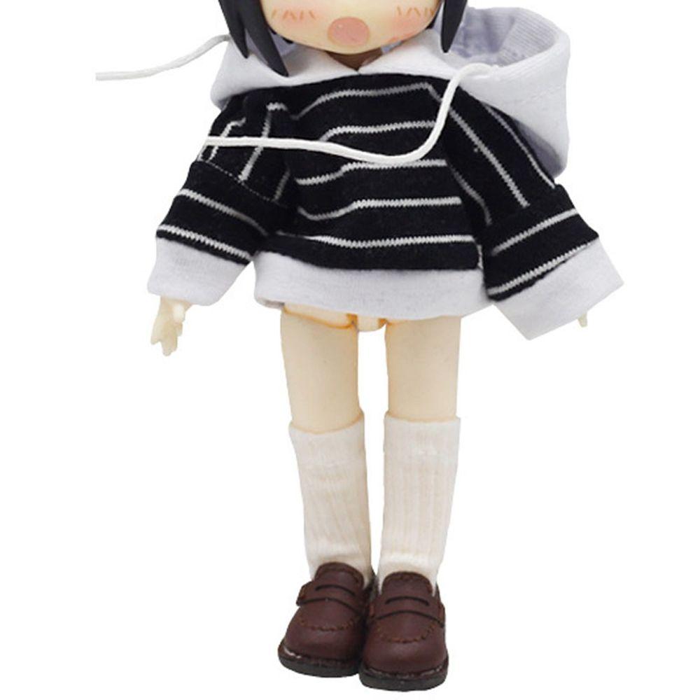 Bekleidungszubehör 11,1/12 Puppen T-Shirt Pullover Gestreiftes Sweatshirt Langarm Kleidung Puppenmantel