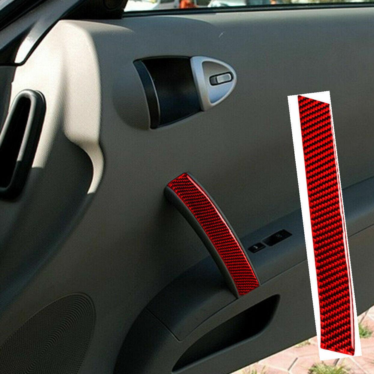 1X New Real Red Carbon Fiber Interior Panel Trim Cover For Nissan 350Z 2003-2009