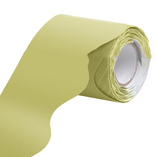 Bulletin Board Border Sticker Scalloped Border Trim for Classroom Office Decor Waterproof Decoration Tape Roll for Cork Board White