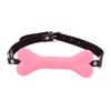 Bone-Shaped Silicone Ball Gag Adjustable BDSM Mouth Restraint for Bondage Roleplay Soft Body-Safe Discreet Adult Toy for Couples' Play