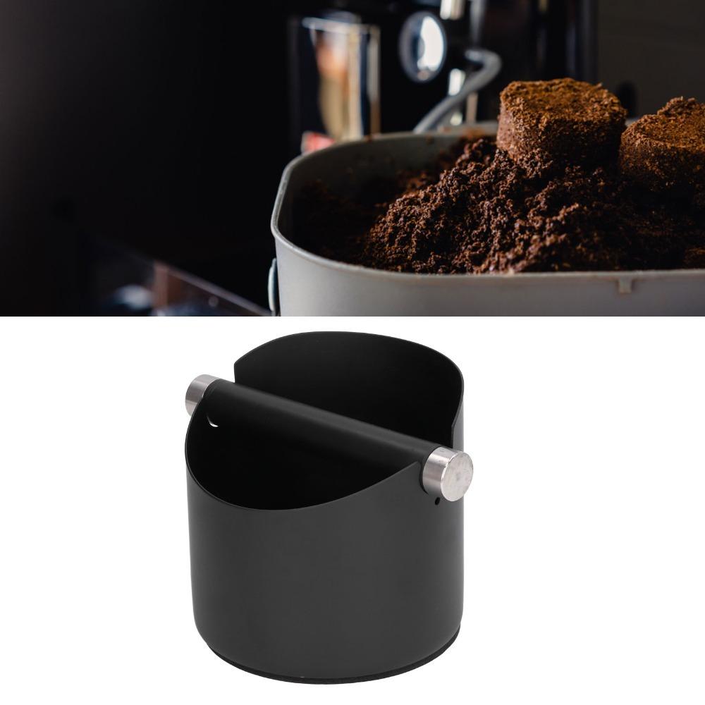 Removable Knock Bar Coffee Dump Bin Rubber Base Espresso Knock Box Coffee Grounds Bucket  Home Use