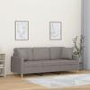 VidaXL 3-seater Sofa with Decorative Pillows Taupe 180 Cm Fabric 3200924