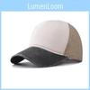 Block Color Cotton Wash Plain Baseball Cap Sun Protection Hat For Men And Women