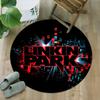 1pc Linkin Park2 Print Round Carpet Chair Round Carpet Suitable for Bedroom Living Room Home Decorative Carpet