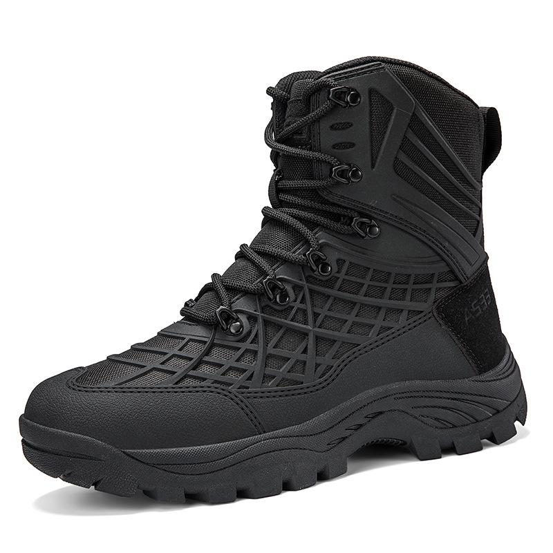 Atmungsaktive High-Top Taktische Kampfstiefel für Militär, Wandern und Bergsteigen