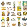 10/50Pcs Ancient Egypt Stickers Pyramid Sphinx Pharaoh Stickers Graffiti Stickers for DIY Luggage Laptop Skateboard Motorcycle Bicycle Stickers