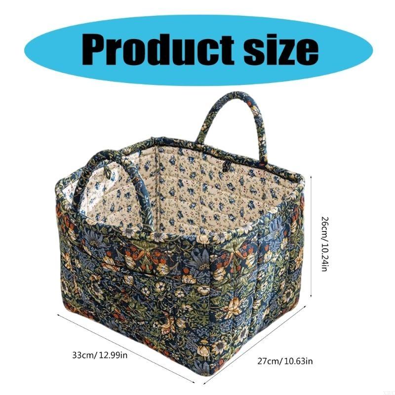 Trendy Handmade Small Polyester Storage Baskets with Handy Organizers Home Accessory for Any Room Organization X3UC