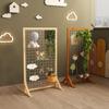 Handmade Display Shelf: Grid Photo Frame & Plant Rack for Kindergarten & Crafts