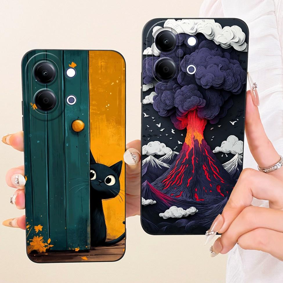 For Vivo Y05 Case Cover Cute Kawaii Luxury Fashion Flowers Cool Painted Silicone Casing For VivoY05