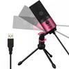 FIFINE USB Microphone, Condenser Microphone, Unidirectional PC Microphone, Internet Calling, Working from Home, Distribution, Game Live Recording, Hom
