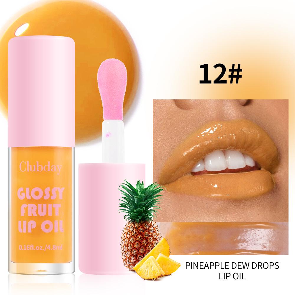 Brillo de Labios Hidratante de Larga Duración Multicolor Clubday para Labios Voluminosos