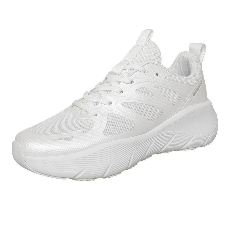 

Унісекс Літні Кросівки для Бігу Легкі Чоловічі Жіночі Модні Кросівки Оригінальні Тренери Дихаючі EVA Еластична Шнурівка Спортивне Взуття 36 білий