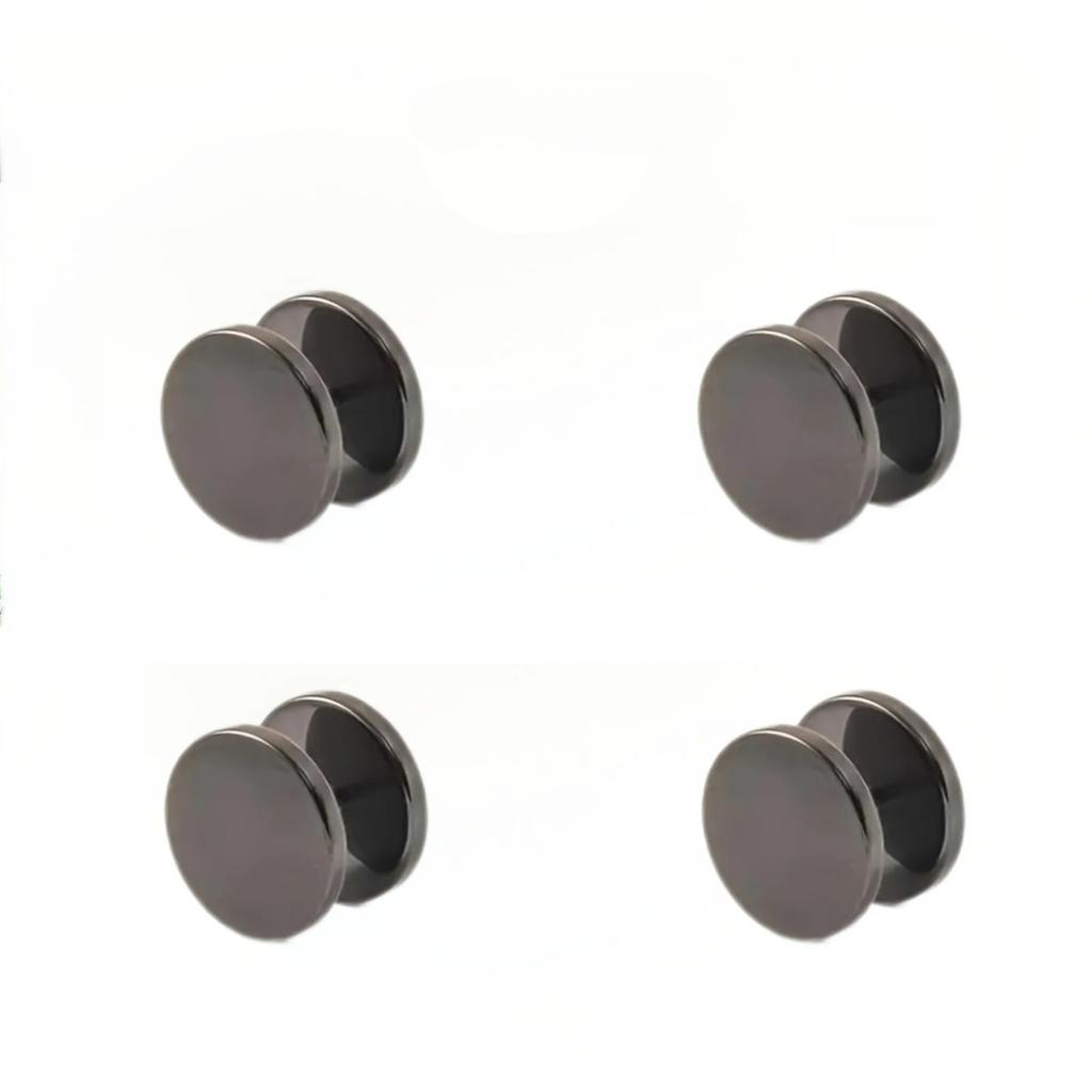 4pcs/set Seamless Spiral Buckle Clip Cuff Fastener for Fashion Buttons On Sweaters Collars Fixing Clip Avoid Wardrobe Malfunction