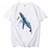Free diver with Whale Shark watercolor painting print animal  Sea art sea life art Newest Short Sleeve Classic T-shirt