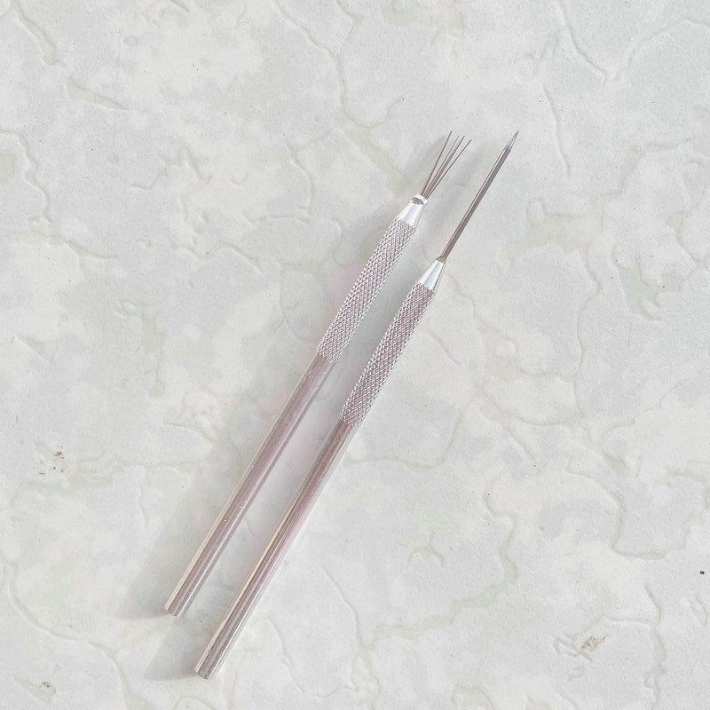 Seven Steel Needles and Aluminum Clay Sculpting Tools Set