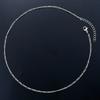 ZHUKOU Copper-Plated Gold Oval Lip Chain - Versatile O-Shaped Ripple Collar Necklace Accessory for Jewellery Making:VL729