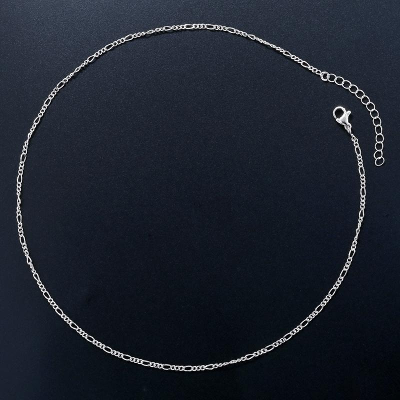ZHUKOU Copper-Plated Gold Oval Lip Chain - Versatile O-Shaped Ripple Collar Necklace Accessory for Jewellery Making:VL729
