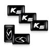 2026 Hot Car Sticker Car Interior 3D Epoxy Emblem Sticker Decoration Accessories For KIA Ceed Sportage Rio 3 Proceed K K5 Sedona