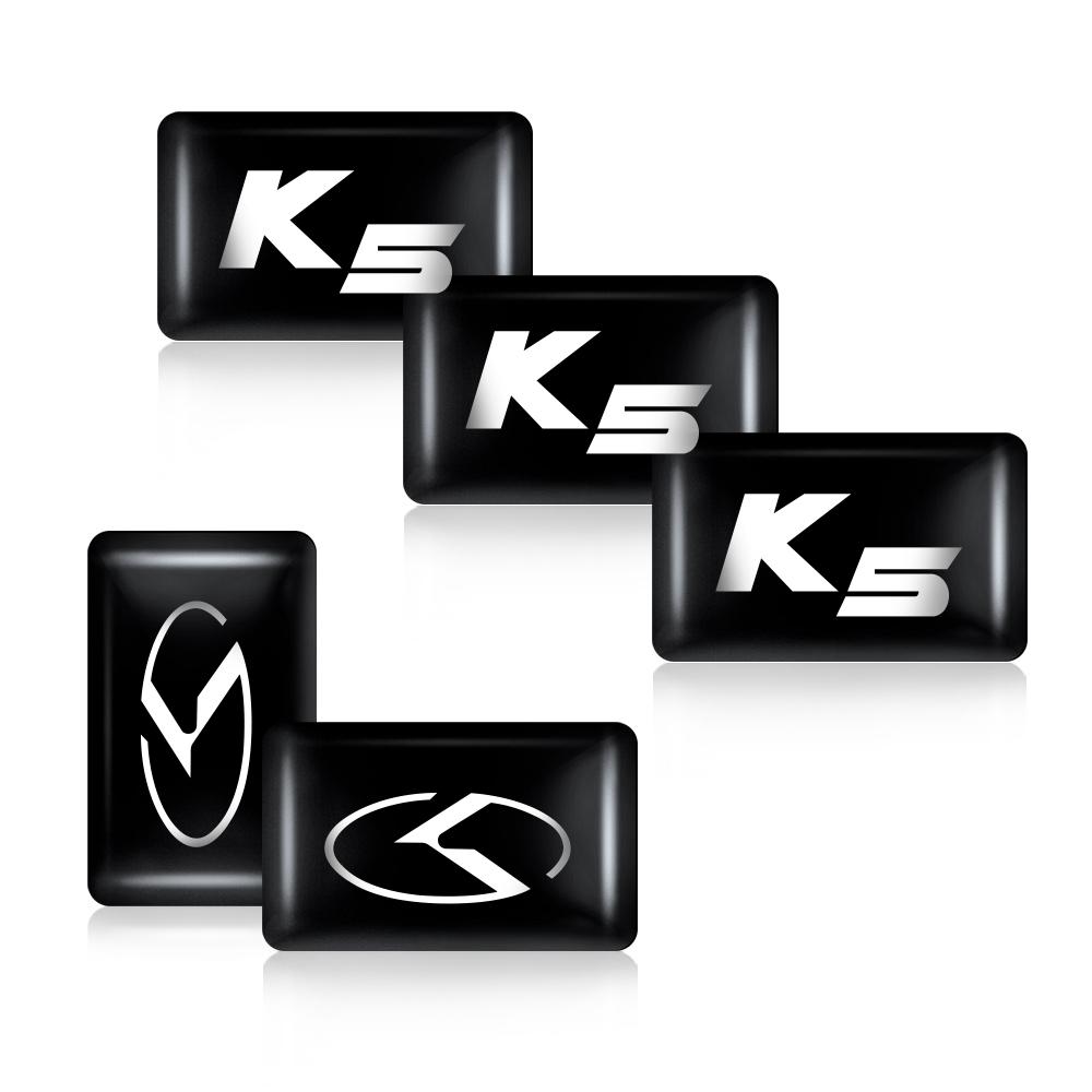 2026 Hot Car Sticker Car Interior 3D Epoxy Emblem Sticker Decoration Accessories For KIA Ceed Sportage Rio 3 Proceed K K5 Sedona