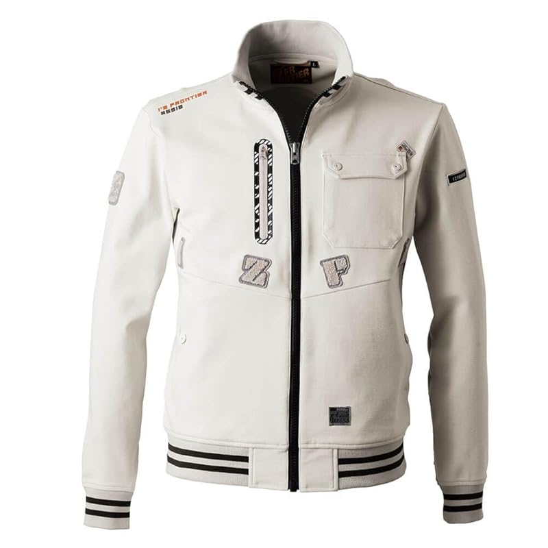 

[Eyes Frontier] heavy jersey work jacket 5918 M 50 silky beige