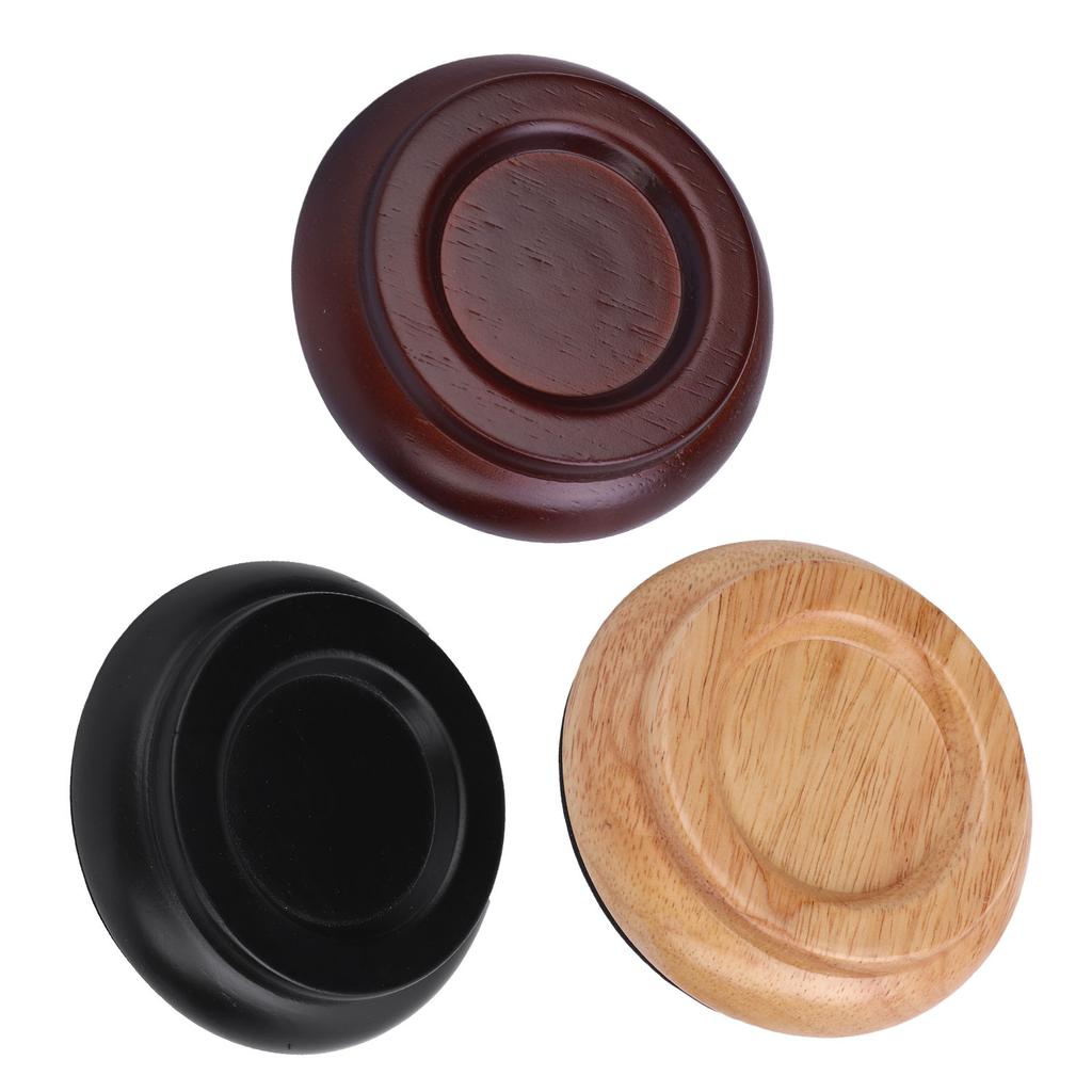 4 st Pianohjulskopp Massivt trä Skumbas Halkfri Ljudreducerande Universal Upprätt Pianohjulskopp F