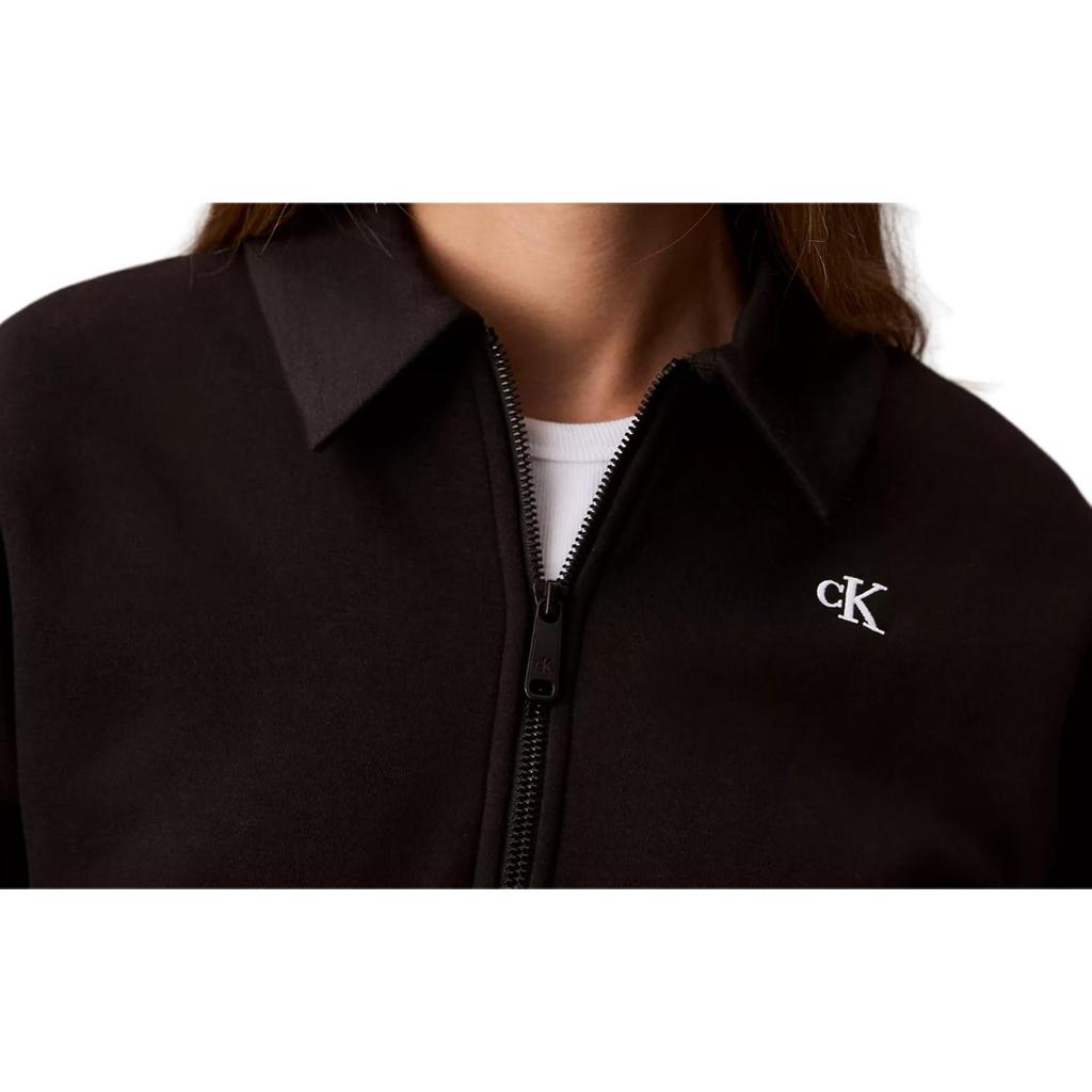 Calvin Klein Casual Loose Fit Long Sleeve Pullover Women Tops Black 47A232G-002