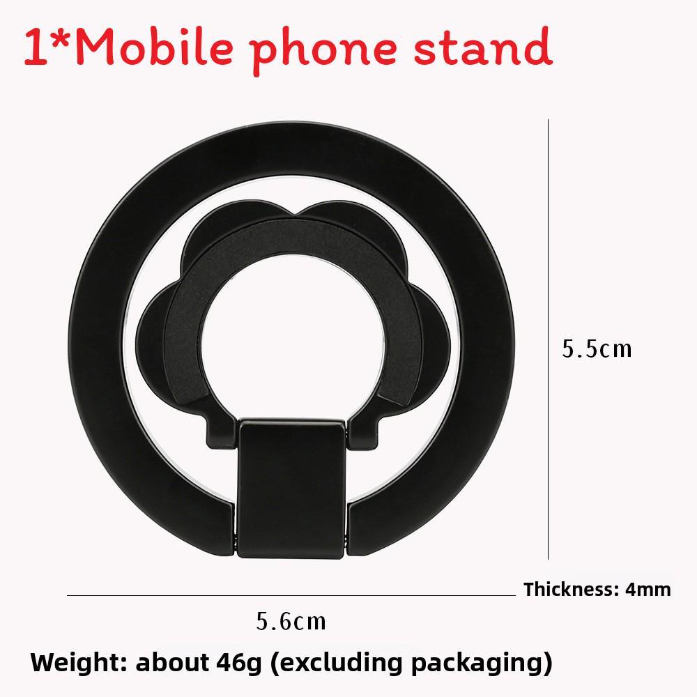 Magnetic Phone Holder Stand With Adjustable Metal Design For Smartphone Desk Use