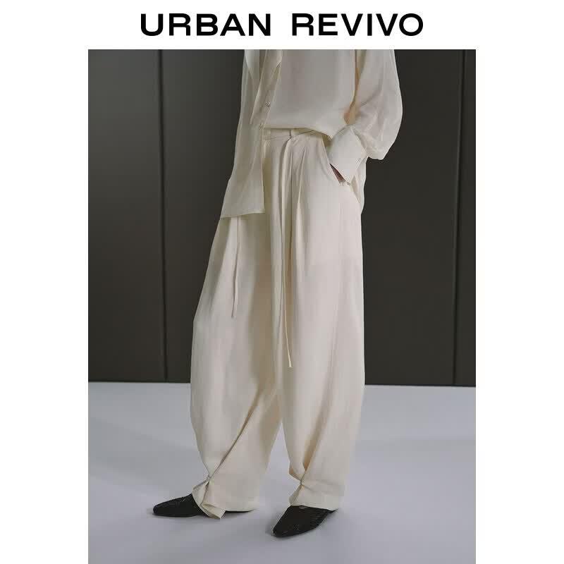 UR Urban Series Women s Lace-up Wide-leg Pants S