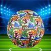 Custom Name Personalized Game Rainbow Friends Print Size 5 Soccer Ball Training & Match Football, for Team, Kicking, Gift for Football Enthusiasts